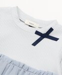 tシャツ シフォンバルーンドッキングトップス_...の詳細画像4
