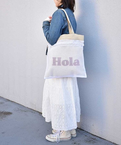 Bleu Bleuet（ブルーブルーエ） トートバッグ 巾着3WAYメッシュトート