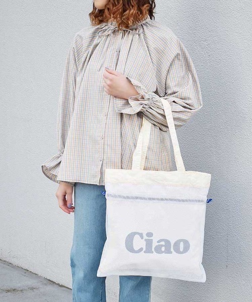 Bleu Bleuet（ブルーブルーエ） トートバッグ 巾着3WAYメッシュトート