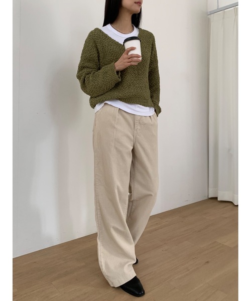 「Didot.showroom」 長袖ニット FREE ブラック レディース_画像2