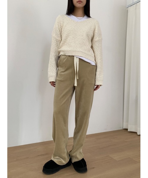 「Didot.showroom」 長袖ニット FREE ブラック レディース_画像6