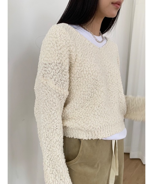 「Didot.showroom」 長袖ニット FREE ブラック レディース_画像9