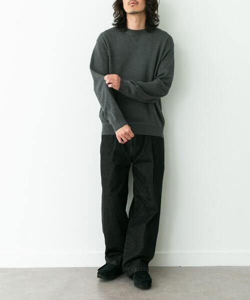 「URBAN RESEARCH Sonny Label」 長袖ニット LARGE ダークブラウン メンズ_画像5