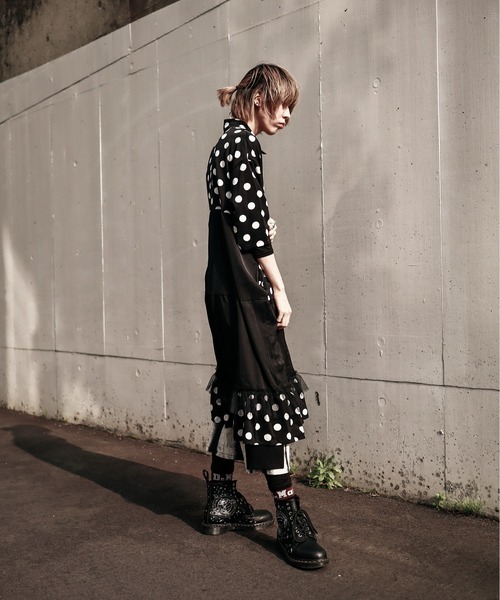 rovtski（ロフトスキー） 「chouchou」7分袖ワンピース FREE ブラック