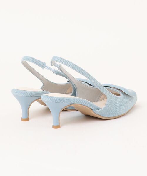「Launa lea」 パンプス 24.0cm ライトブルー レディース_画像2