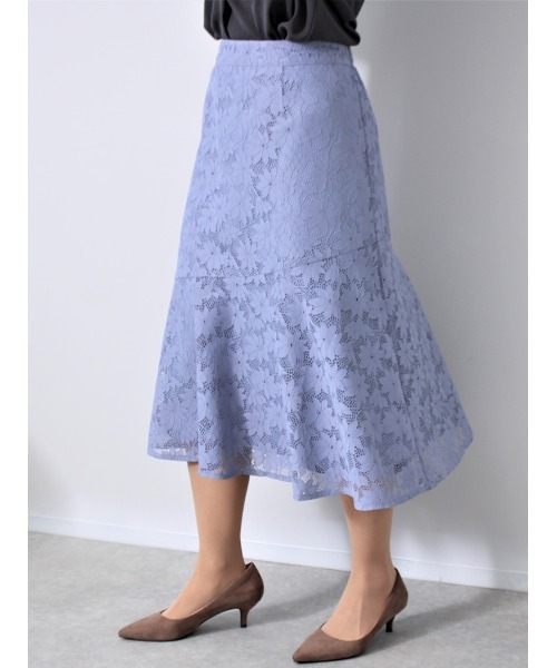 「fleur by mint breeze」 スカート LL ブルー レディース_画像4