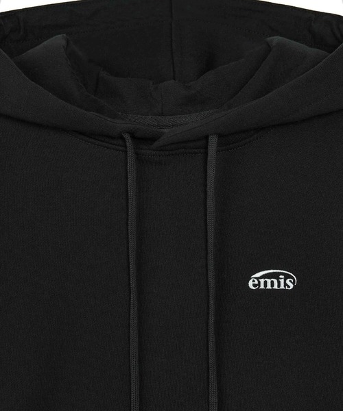「EMIS」 プルオーバーパーカー FREE ブラック レディース_画像4