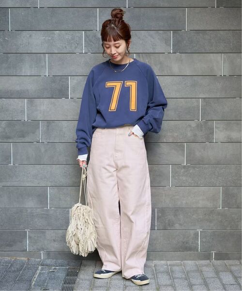 ワイドパンツ ジーンズ デニム デニムパンツ 「追加9」ウォッシャブル / DU JOUR / デュ ジュール BARREL BAGGY JEANの画像