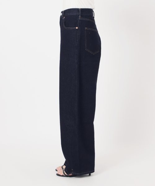 ワイドパンツ ジーンズ デニム デニムパンツ 「追加9」ウォッシャブル / DU JOUR / デュ ジュール BARREL BAGGY JEANの画像