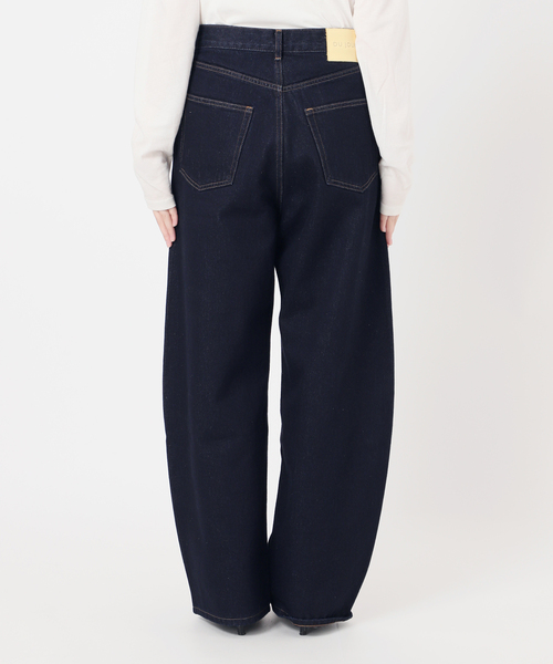ワイドパンツ ジーンズ デニム デニムパンツ 「追加9」ウォッシャブル / DU JOUR / デュ ジュール BARREL BAGGY JEANの画像