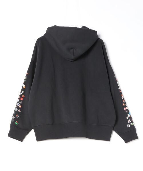 「APPLEBUM」 プルオーバーパーカー LARGE ブラック メンズ_画像2