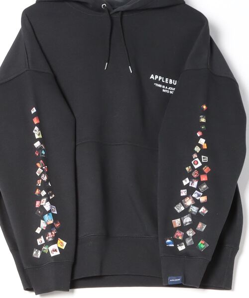 「APPLEBUM」 プルオーバーパーカー LARGE ブラック メンズ_画像3