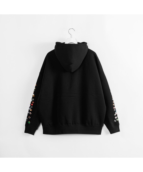 「APPLEBUM」 プルオーバーパーカー LARGE ブラック メンズ_画像4