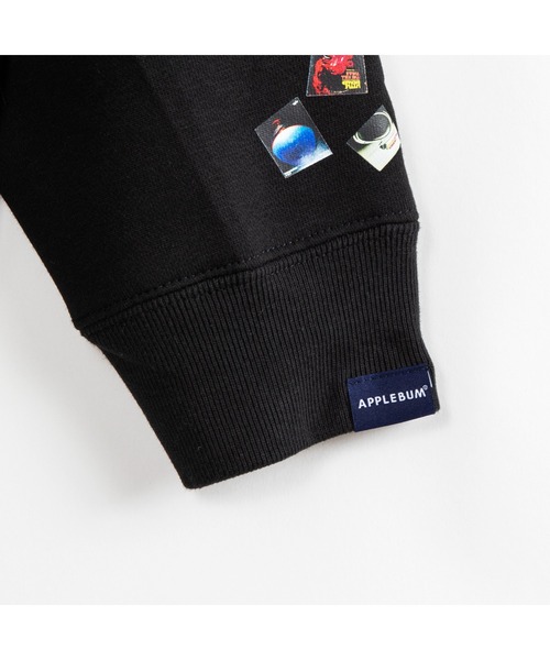 「APPLEBUM」 プルオーバーパーカー LARGE ブラック メンズ_画像9