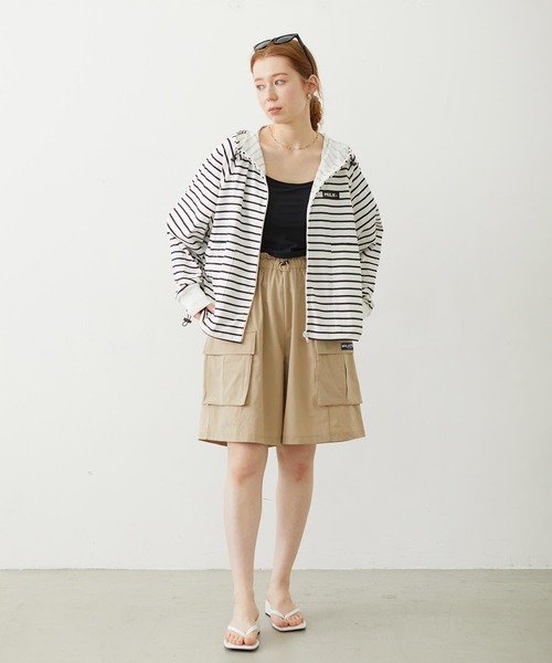 MILKFED.（ミルクフェド） uvカット ラッシュガード RASH GUARD ZIP