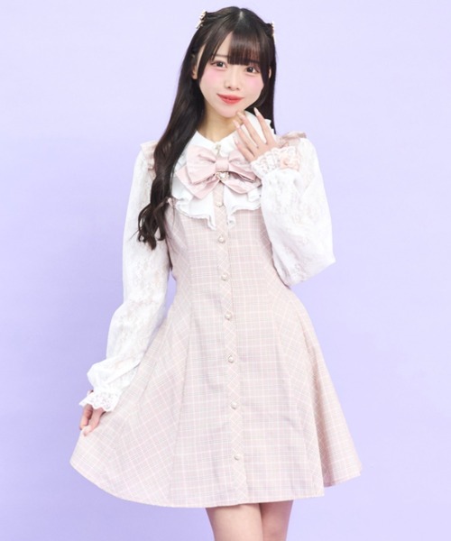 シークレットハニー　ワンピース Secret Honey（シークレットハニー） ワンピース リボン×チェリー