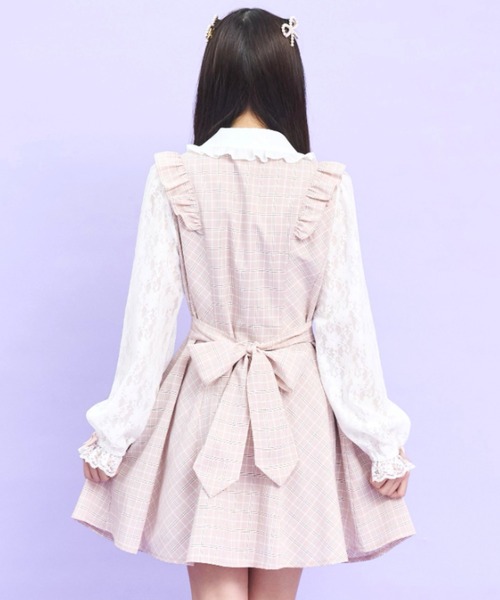 Secret Honey（シークレットハニー） ワンピース 袖レースラッフル