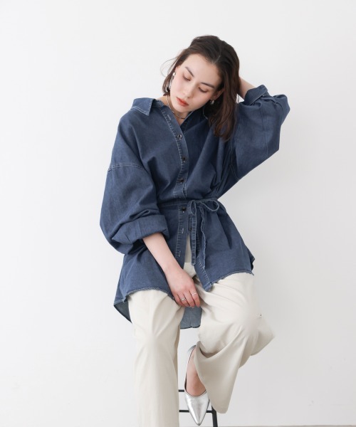 Bou Jeloud（ブージュルード） tシャツ デニムチュニック レディース
