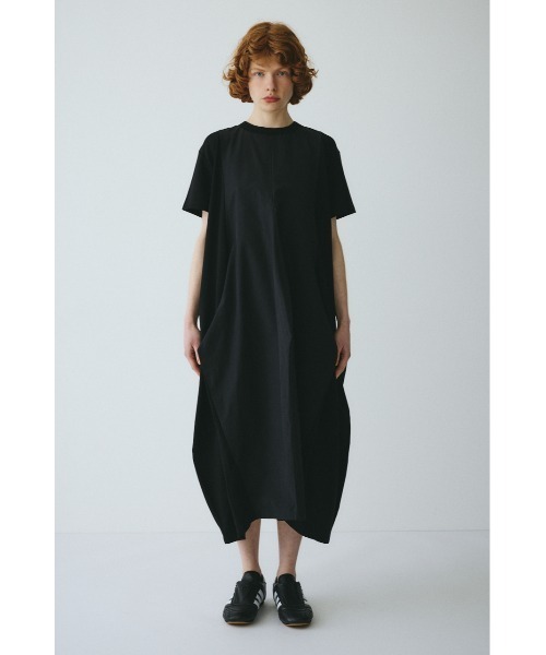 HeRIN.CYE ワンピース 半袖 Round form dress ラウンドフォルムドレス