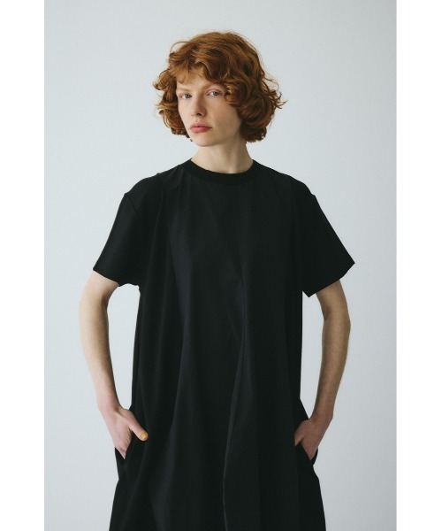 HeRIN.CYE ワンピース 半袖 Round form dress ラウンドフォルムドレス