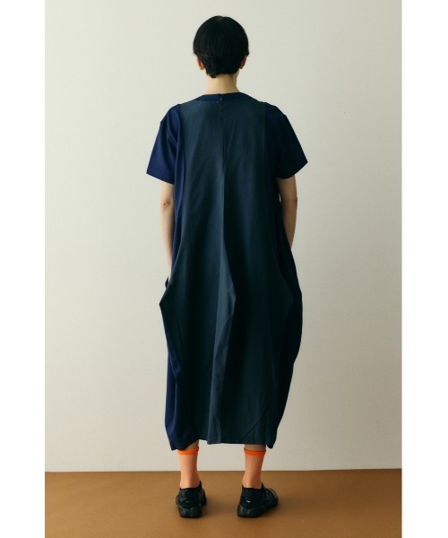 HeRIN.CYE ワンピース 半袖 Round form dress ラウンドフォルムドレス