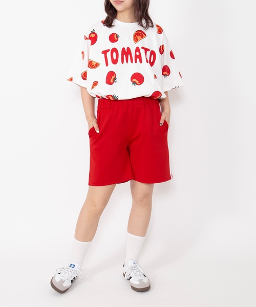 PUNYUS（プニュズ） パンツ フードジャージショートパンツ レディース
