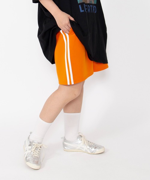 PUNYUS（プニュズ） パンツ フードジャージショートパンツ レディース