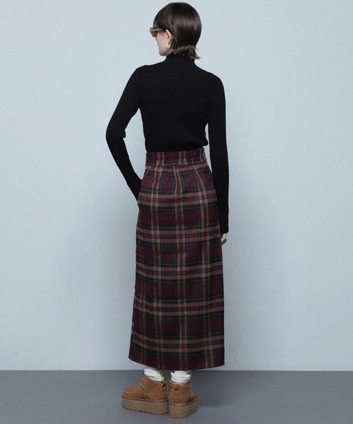 「ROSE BUD」 サロペットスカート ONE SIZE ブラウン レディース_画像8