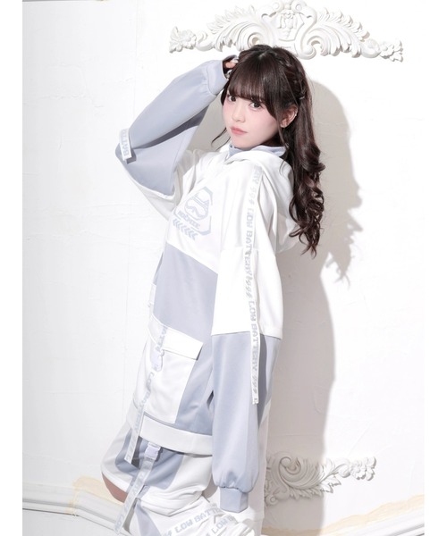 NOEMIE（ノエミー） パーカー ネコミミサイバー配色ユニセックスZIP