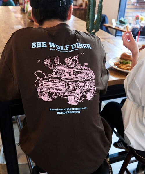 FREAK'S STORE（フリークスストア） tシャツ 限定展開 SHE WOLF DINER