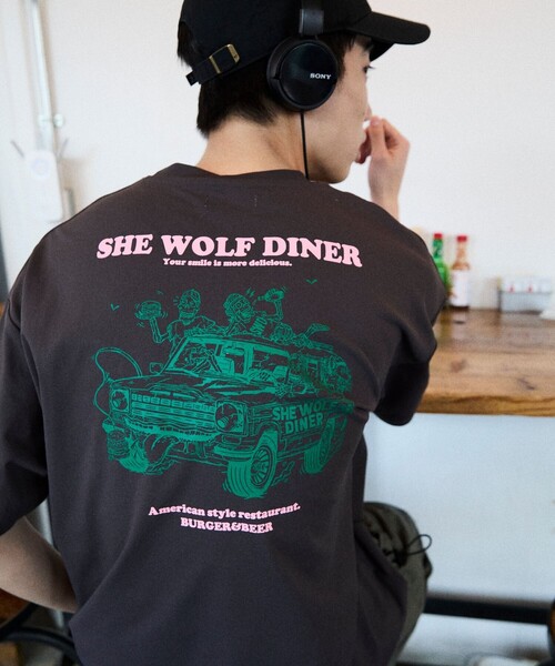 FREAK'S STORE（フリークスストア） tシャツ 速乾 限定展開 SHE WOLF