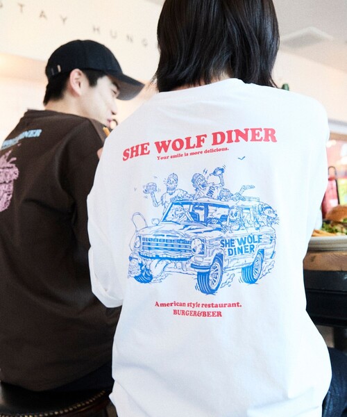 FREAK'S STORE（フリークスストア） tシャツ 速乾 限定展開 SHE WOLF