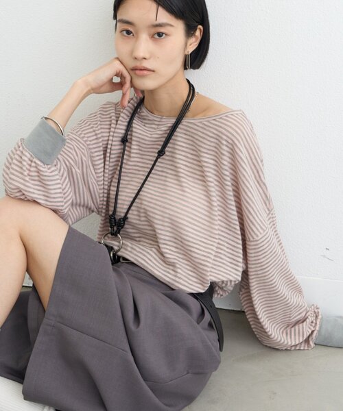 CIAOPANIC TYPY（チャオパニックティピー） tシャツ シアーボーダー