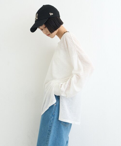 CIAOPANIC TYPY（チャオパニックティピー） tシャツ シアーボーダー