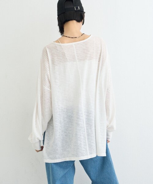 CIAOPANIC TYPY（チャオパニックティピー） tシャツ シアーボーダー