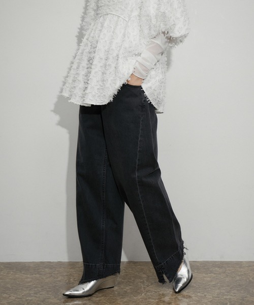 ADAM ET ROPE'（アダムエロペ） デニムパンツ 38 ブラック系その他