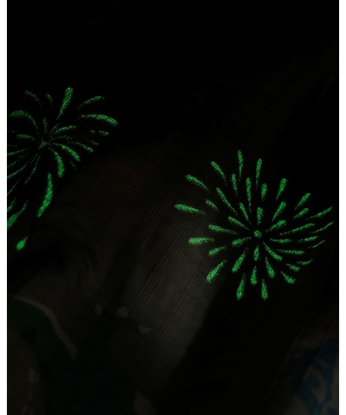 浴衣 恐竜柄甚平「蓄光」「接触冷感」 キッズ 子供 男の子の画像