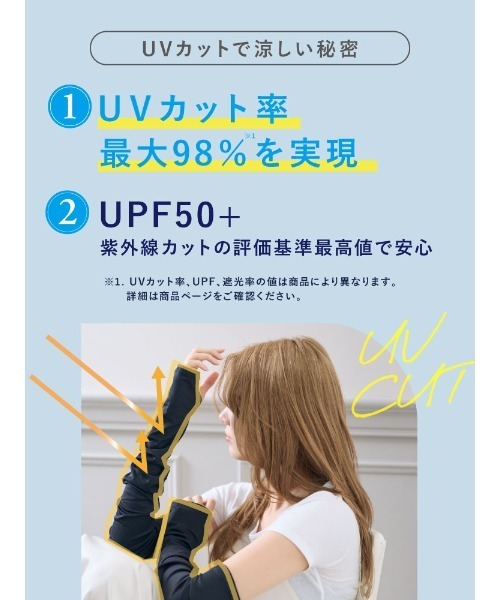 チュチュアンナ（tutuanna） アームカバー 「とにかくさらっと涼しい