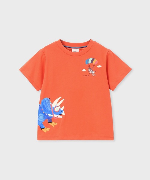 Paul Smith JUNIOR tシャツ ボーイズ マリンダイナソー Tシャツ