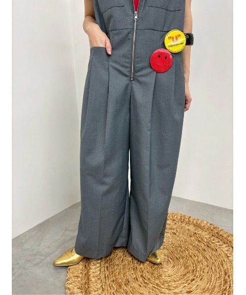 MIDVEIN（ミッドヴェイン） サロペット オーバーオール Zip jumpsuit