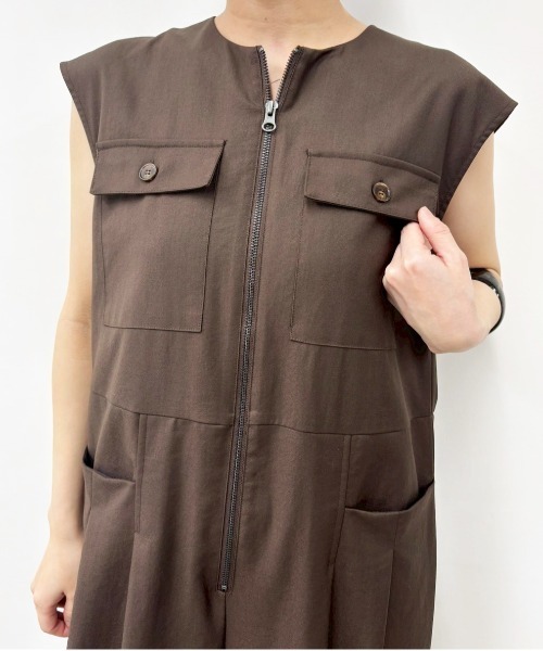 MIDVEIN（ミッドヴェイン） サロペット オーバーオール Zip jumpsuit