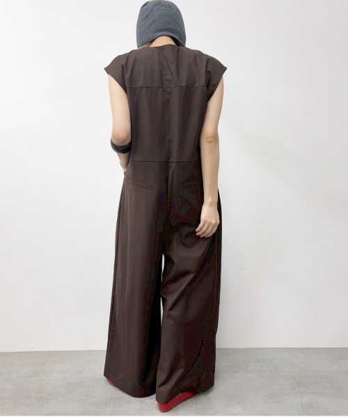 MIDVEIN（ミッドヴェイン） サロペット オーバーオール Zip jumpsuit
