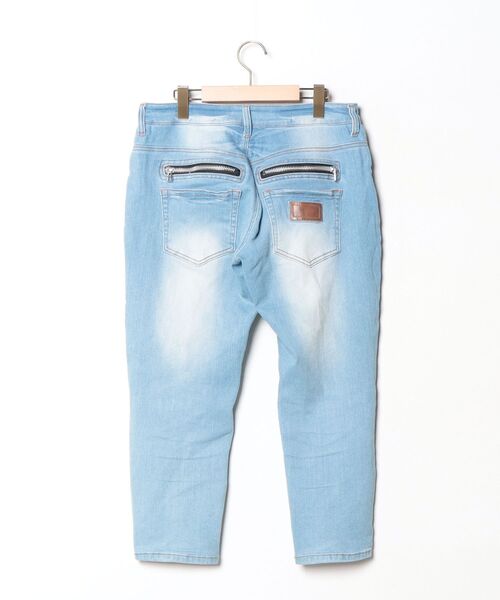 「SELECT LEVERY」 デニムパンツ X-LARGE ライトブルー レディース_画像2