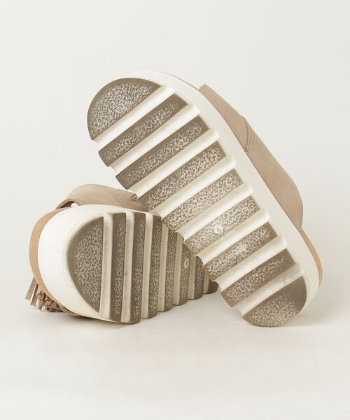 「Minnetonka」 フラットサンダル 6 ベージュ レディース_画像3