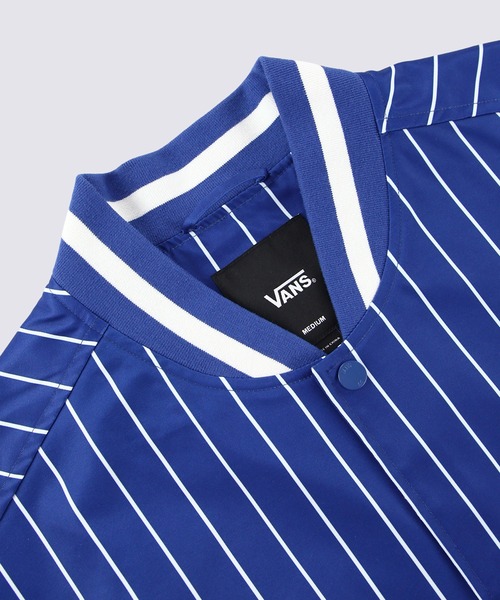 VANS（ヴァンズ） スタジャン TEAM ストライプ ベースボールジャケット