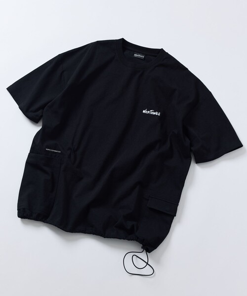 「FREAK'S STORE」 半袖Tシャツ LARGE ブラック メンズ_画像8