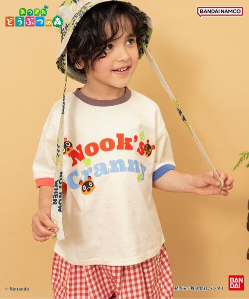 BREEZE（ブリーズ） tシャツ あつまれ どうぶつの森 リンガーTシャツ