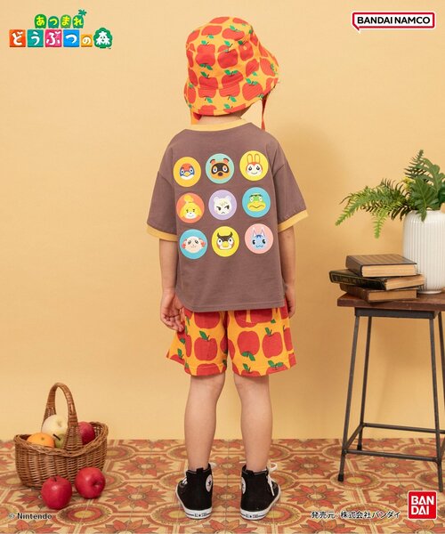 BREEZE（ブリーズ） tシャツ あつまれ どうぶつの森 リンガーTシャツ