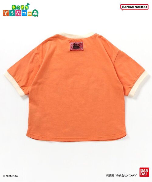 BREEZE（ブリーズ） tシャツ あつまれ どうぶつの森 リンガーTシャツ
