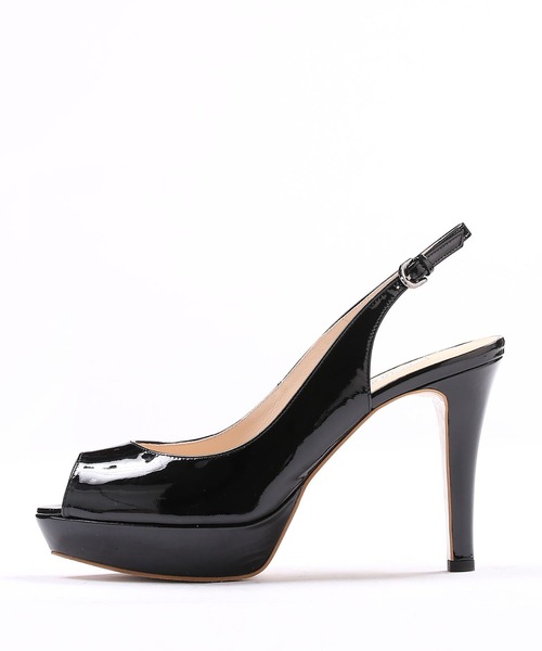 「SEVEN TWELVE THIRTY」 ヒールサンダル 23.5cm ブラック レディース_画像6